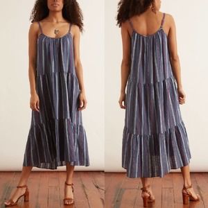 Xirena Ruby Dress Westbound Midi Blue Tiered